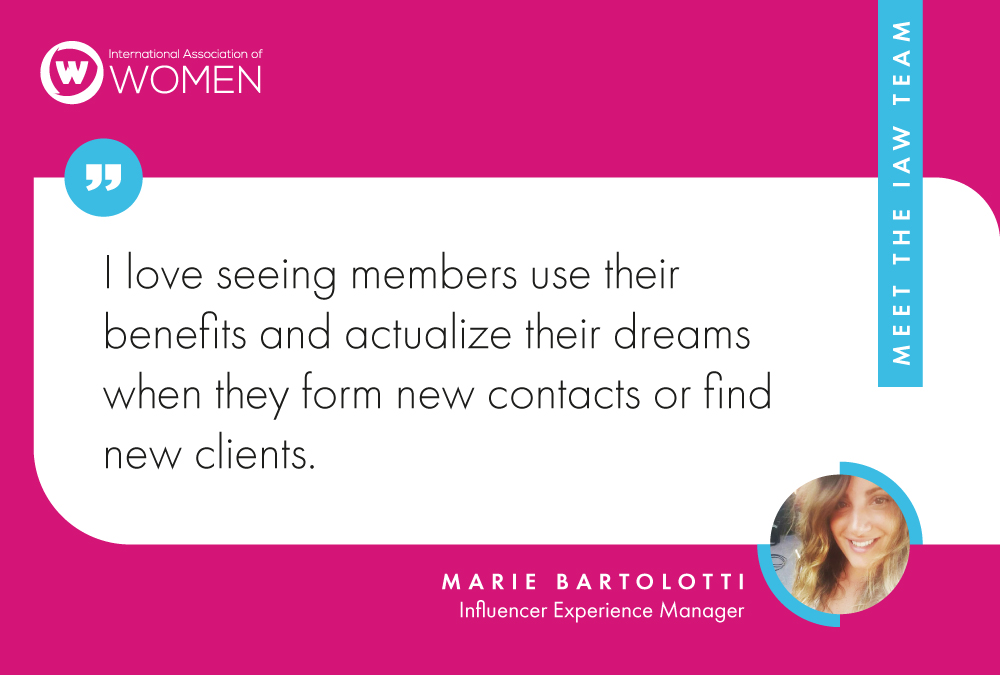 Meet the IAW Team: Marie Bartolotti
